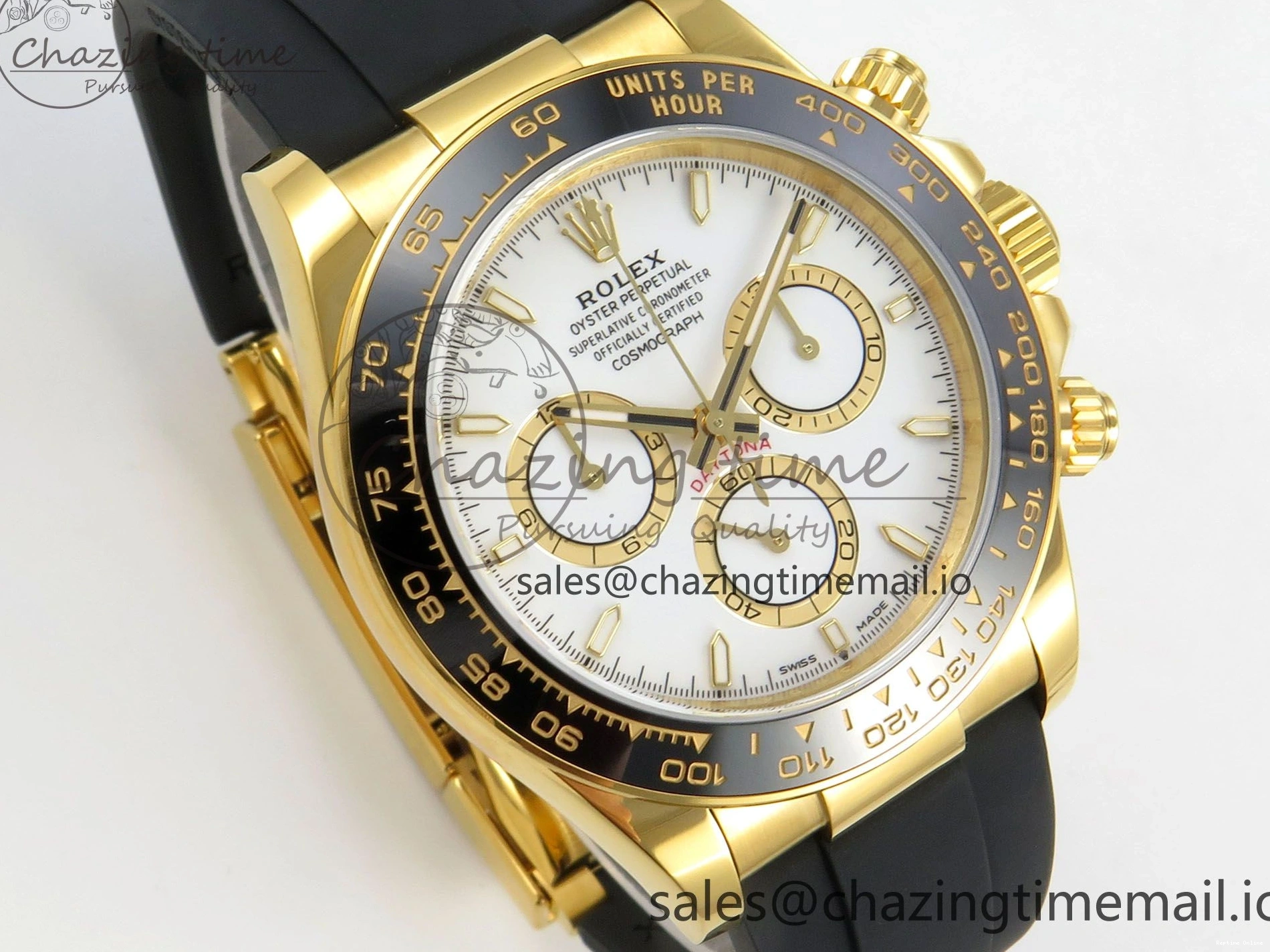 0205 Daytona 126518 VSF 1:1 Best Edition White Dial on Oysterflex Strap VS4131 V2 (Weighted) Breathable 149